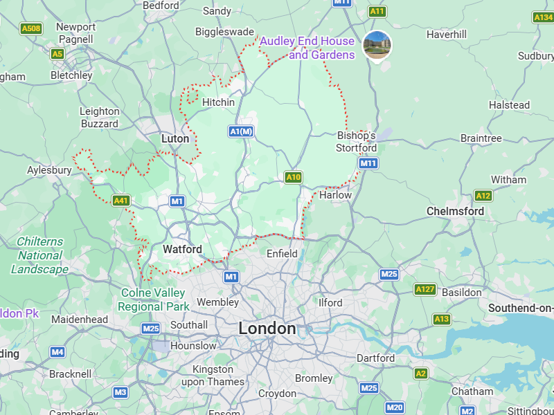 Driving Across Hertfordshire